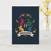 HOGWARTS™ House Crest Kaart (Gele Bloem)