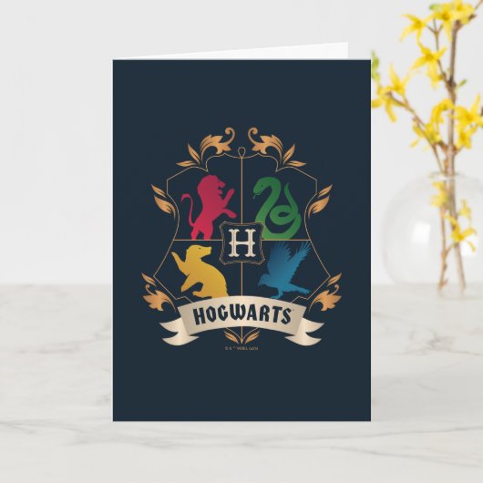  HOGWARTS™ House Crest Kaart (Gele Bloem)