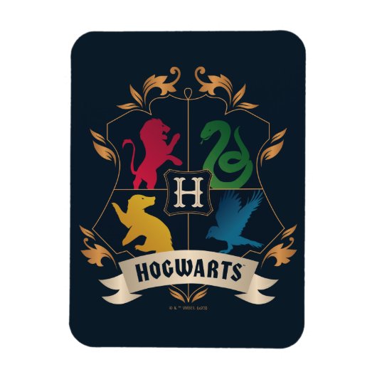  HOGWARTS™ House Crest Magneet (Verticaal)