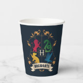  HOGWARTS™ House Crest Papieren Bekers (Achterkant)