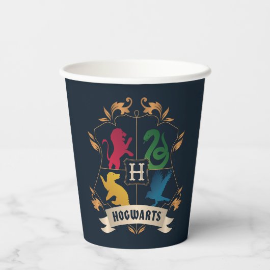  HOGWARTS™ House Crest Papieren Bekers (Achterkant)