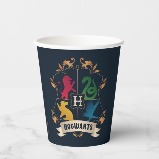 HOGWARTS™ House Crest Papieren Bekers (Voorkant)