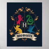 HOGWARTS™ House Crest Poster (Voorkant)