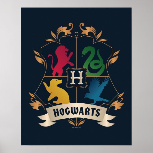  HOGWARTS™ House Crest Poster (Voorkant)
