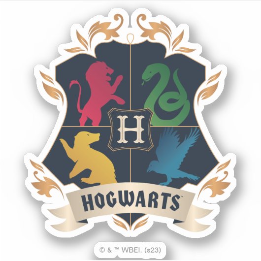 HOGWARTS™ House Crest Sticker (Voorkant)