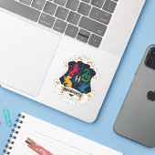  HOGWARTS™ House Crest Sticker (Laptop met iPhone)