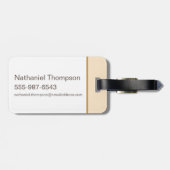  HOGWARTS™ House Crests Pattern Bagagelabel (Achterkant horizontaal)