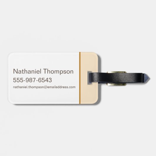  HOGWARTS™ House Crests Pattern Bagagelabel (Achterkant horizontaal)