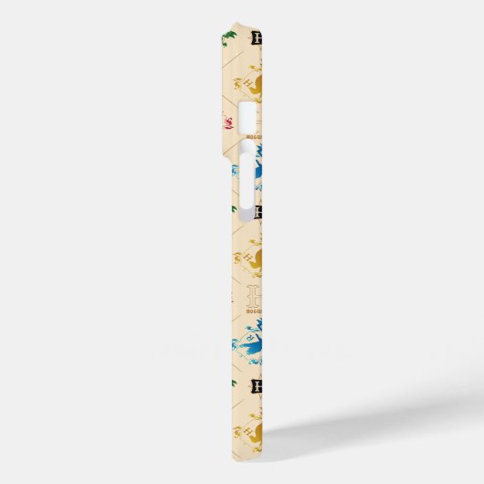 HOGWARTS™ House Crests Pattern Case-Mate iPhone Case (Achterkant / Links)