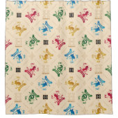 HOGWARTS™ House Crests Pattern Douchegordijn (Voorkant)