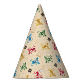 HOGWARTS™ House Crests Pattern Feesthoedjes (Rechts)