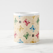 HOGWARTS™ House Crests Pattern Grote Koffiekop (Voorkant)