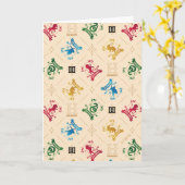 HOGWARTS™ House Crests Pattern Kaart (Gele Bloem)