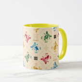  HOGWARTS™ House Crests Pattern Mok (Voorkant rechts)