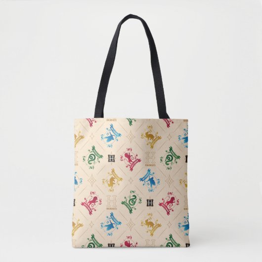  HOGWARTS™ House Crests Pattern Tote Bag (Voorkant)