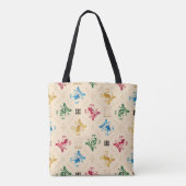  HOGWARTS™ House Crests Pattern Tote Bag (Achterkant)