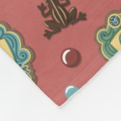 HOGWARTS™ Houses Holiday Cookie Pattern Fleece Deken (Hoek)