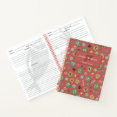 HOGWARTS™ Houses Holiday Cookie Pattern Notitieboek (Binnen)