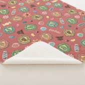 HOGWARTS™ Houses Holiday Cookie Pattern Sherpa Deken (3/4)