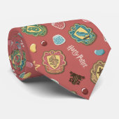 HOGWARTS™ Houses Holiday Cookie Pattern Stropdas (Opgerold)