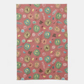 HOGWARTS™ Houses Holiday Cookie Pattern Theedoek (Verticaal)