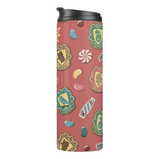 HOGWARTS™ Houses Holiday Cookie Pattern Thermosbeker (Geroteerd rechts)