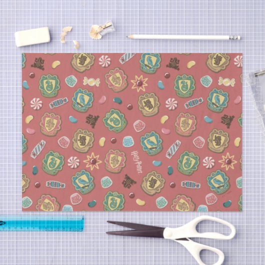 HOGWARTS™ Houses Holiday Cookie Pattern Tissuepapier (Craft)