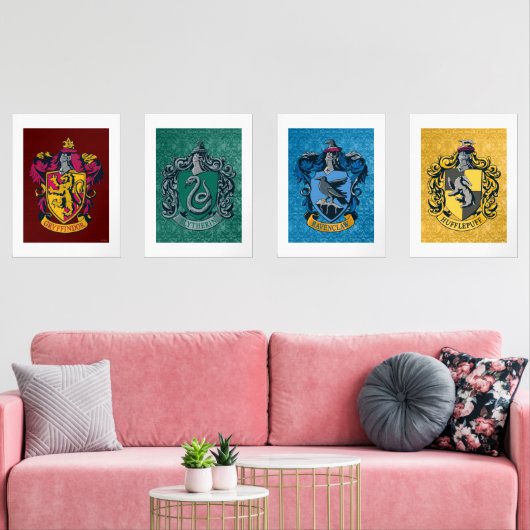 HOGWARTS™  Huis Crests Muurkunst Sets (Woonkamer)