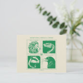 HOGWARTS™ Huisdieren Grid Briefkaart (Staand voorkant)