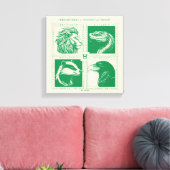 HOGWARTS™ Huisdieren Grid Canvas Afdruk (Insitu (Woonkamer))