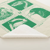 HOGWARTS™ Huisdieren Grid Sherpa Deken (3/4)
