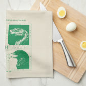 HOGWARTS™ Huisdieren Grid Theedoek (Quarter Fold)