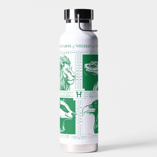 HOGWARTS™ Huisdieren Grid Waterfles (Links)