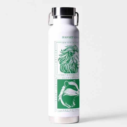 HOGWARTS™ Huisdieren Grid Waterfles (Voorkant)