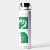 HOGWARTS™ Huisdieren Grid Waterfles (Achterkant)