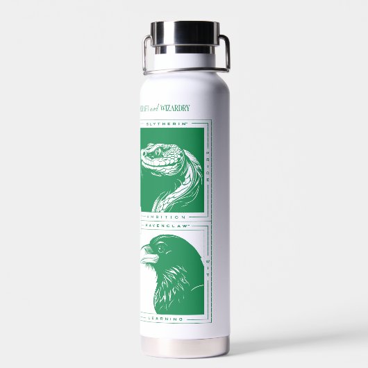 HOGWARTS™ Huisdieren Grid Waterfles (Achterkant)