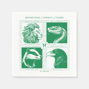 HOGWARTS™ Huisdieren Raster Servet