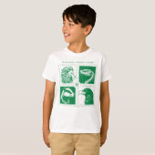HOGWARTS™ Huisdieren Raster T-shirt (Voorkant volledig)