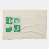 HOGWARTS™ Huisdieren Raster Theedoek (Horizontaal)