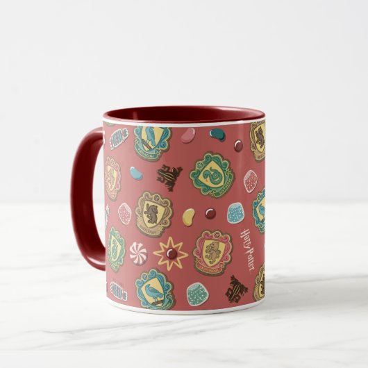 HOGWARTS™ Huizen Kerstkoek Patroon Mok (Voorkant links)