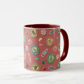 HOGWARTS™ Huizen Kerstkoek Patroon Mok (Voorkant rechts)