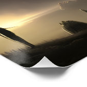 Hogwarts inspireert kunstcanvasafdruk perfect poster (Hoek)