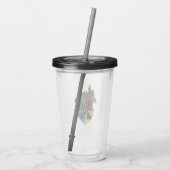 HOGWARTS™ Kasteel Huis Wapen Badge Acryl Drinkbeker (Achterkant)
