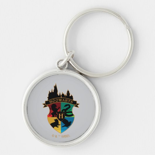HOGWARTS™ Kasteel Huis Wapen Badge Sleutelhanger (Voorkant)