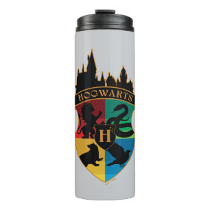 HOGWARTS™ Kasteel Huis Wapen Badge Thermosbeker