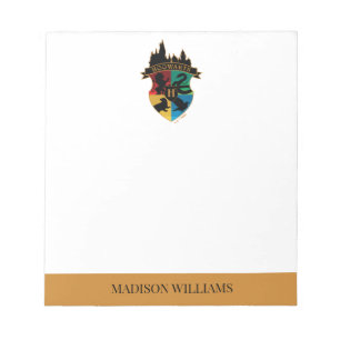 HOGWARTS™ Kasteel Huis Wapenschild Badge Notitieblok