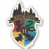 HOGWARTS™ Kasteel Huisstolz Badge Sticker (Voorkant)