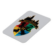 HOGWARTS™ Kasteel Huizen Wapen Badge Magneet (Linkerzijde)