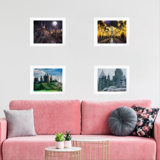 HOGWARTS™ KASTEEL MUURKUNST SETS (Woonkamer)