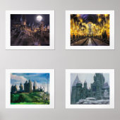 HOGWARTS™ KASTEEL MUURKUNST SETS (Voorkant)